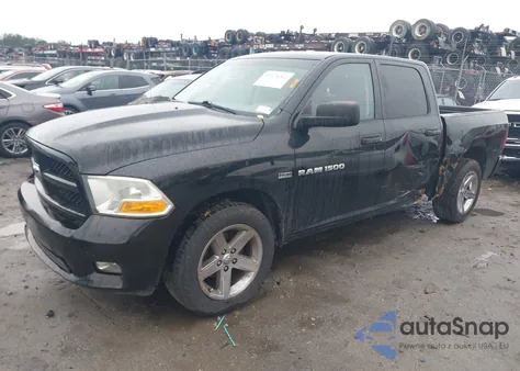 2012 Ram 1500 St from USA, damaged, VIN 1C6RD6KT1CS281120